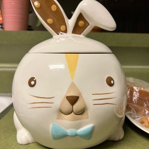 Cute bunny cookie jar 🐰🍪🎀💙